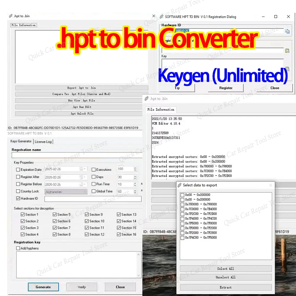 Home Improvement Binford Tools - Конвертер .hpt в bin с необмеженным