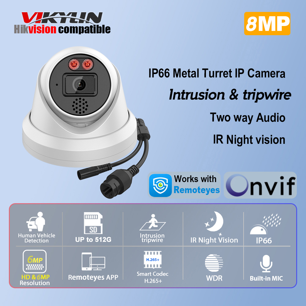 Home Improvement Network - IP-камера Vikylin 8MP с ИК-подсветкой и