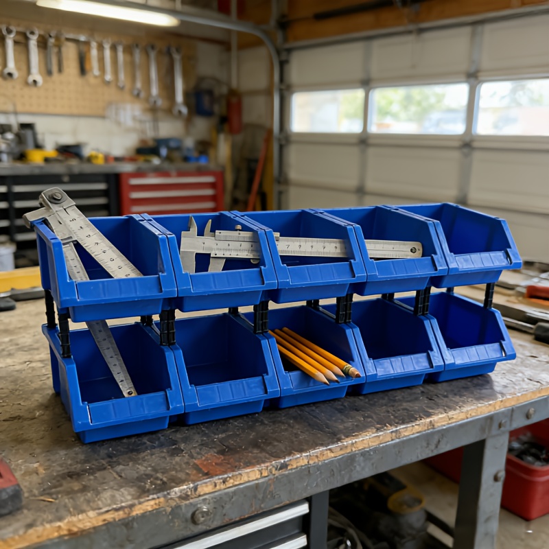 10 шт. синих пластиковых конте – обзор и цена Home Improvement Binford Tools