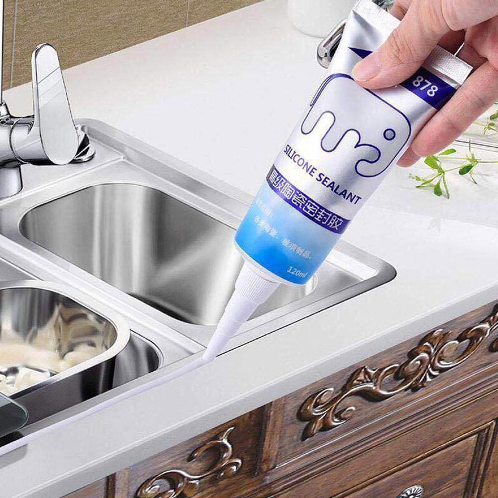 Многоцелевой силиконовый герме – обзор и цена Bathroom Caulk Siliconized