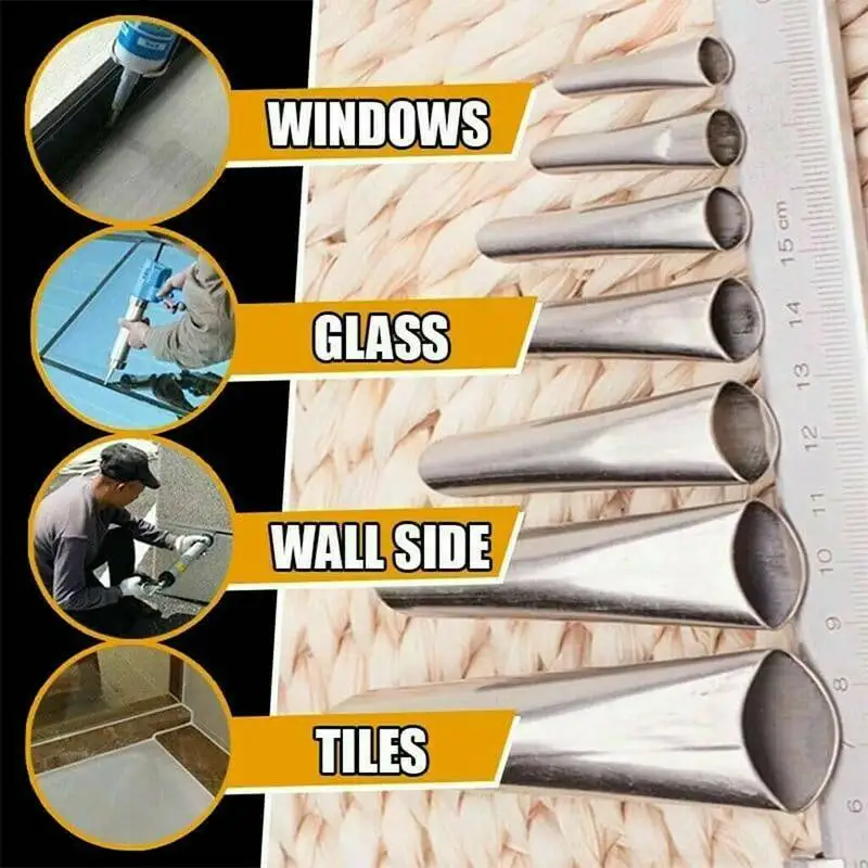 14 шт., насадка для герметика  – обзор и цена Bathroom Caulk Siliconized