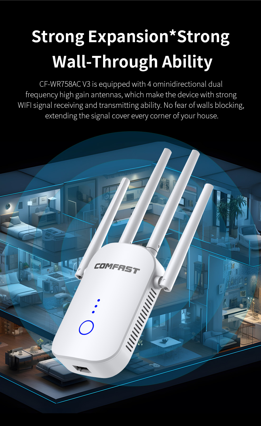 COMFAST AC1200 Двухдиапазонный – обзор и цена Home Improvement Network