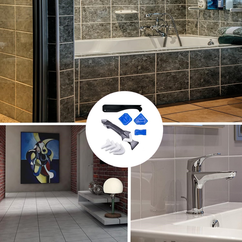 Набор из 10 силиконовых инстру – обзор и цена Bathroom Caulk Siliconized