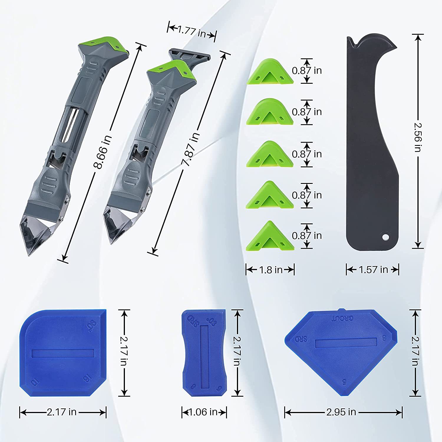 5 в 1, силиконовые инструменты – обзор и цена Bathroom Caulk Siliconized