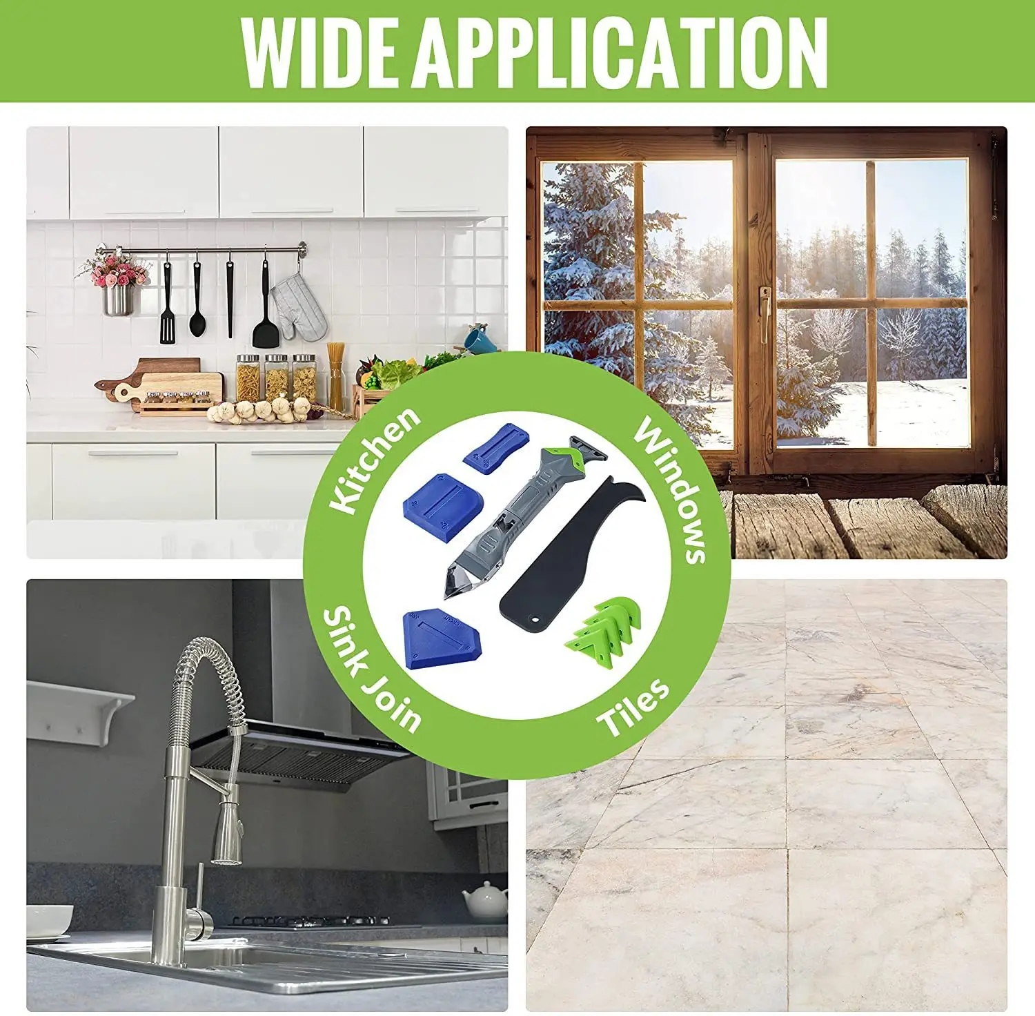 5 в 1, силиконовые инструменты – обзор и цена Bathroom Caulk Siliconized