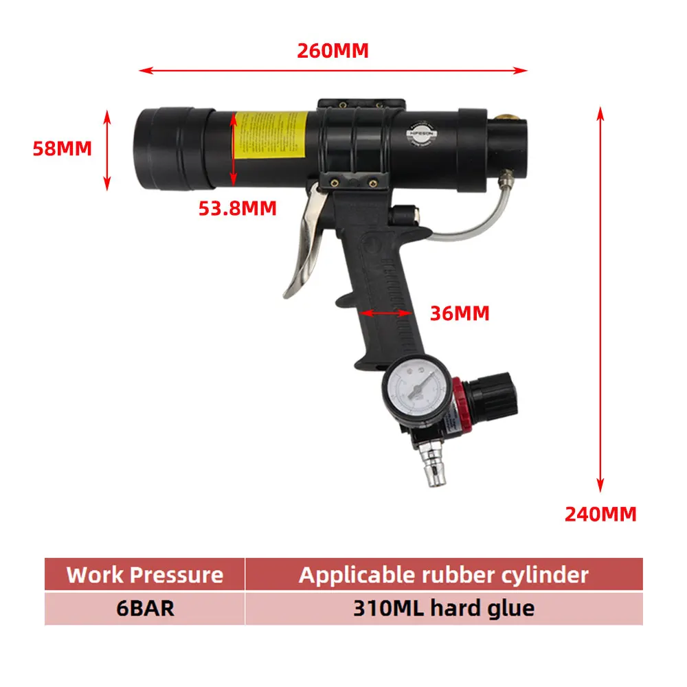 310 мл пистолет для уплотнения – обзор и цена Caulking Gun Dispensing